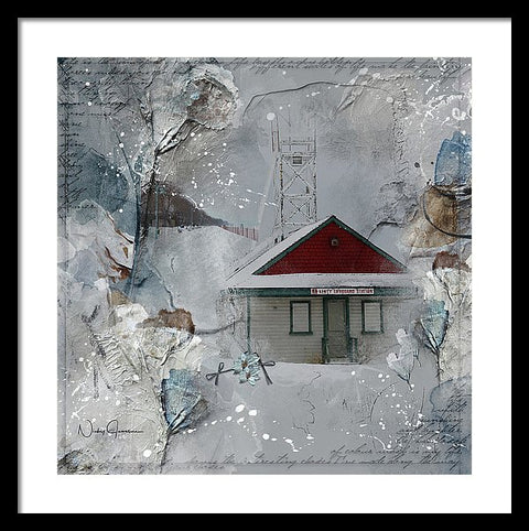 beaches lifeguard station art by Nicky Jameson