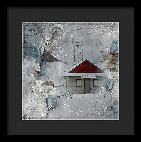 beaches lifeguard station art by Nicky Jameson