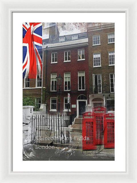 Lincoln's Inn Field - Framed Print