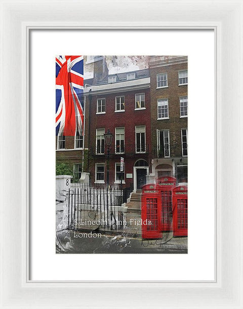 Lincoln's Inn Field - Framed Print