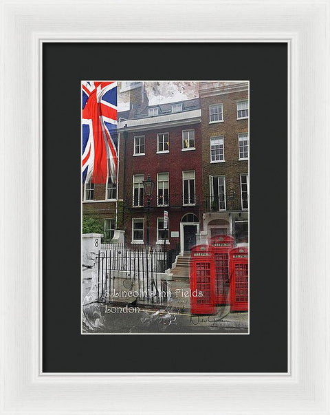 Lincoln's Inn Field - Framed Print