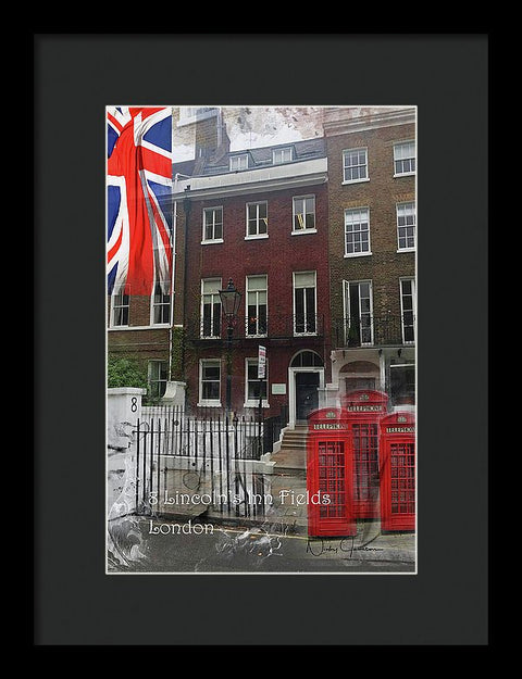 Lincoln's Inn Field - Framed Print