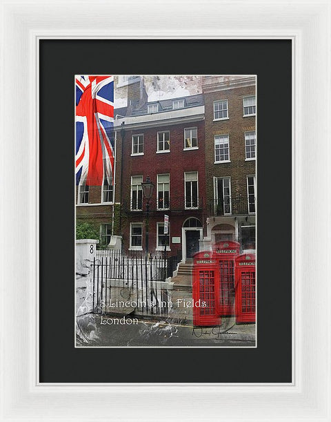 Lincoln's Inn Field - Framed Print