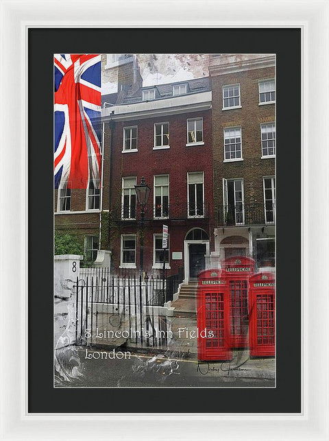 Lincoln's Inn Field - Framed Print