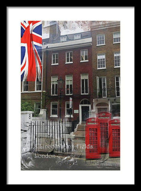 Lincoln's Inn Field - Framed Print