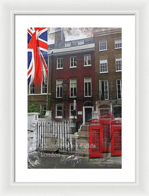 Lincoln's Inn Field - Framed Print