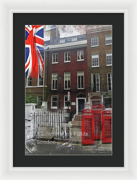 Lincoln's Inn Field - Framed Print