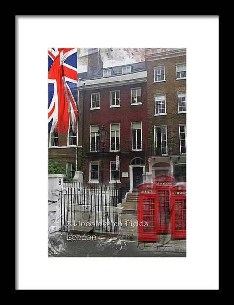 Lincoln's Inn Field - Framed Print