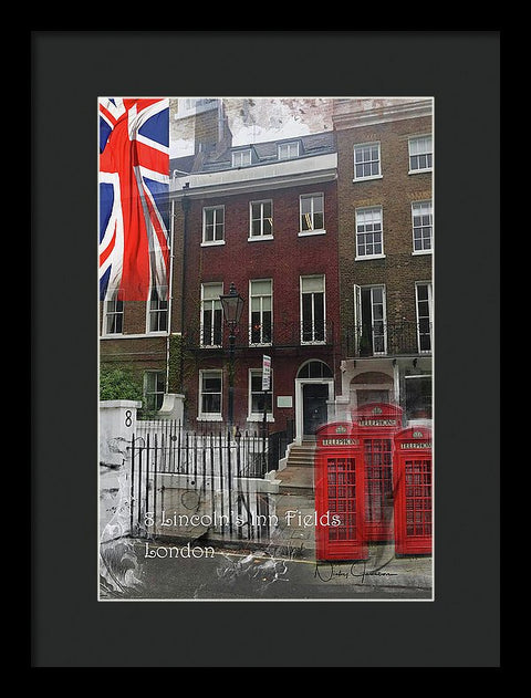 Lincoln's Inn Field - Framed Print