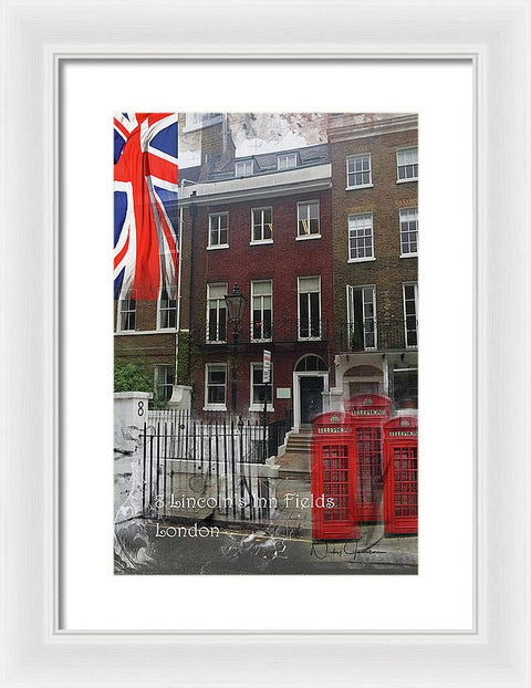 Lincoln's Inn Field - Framed Print