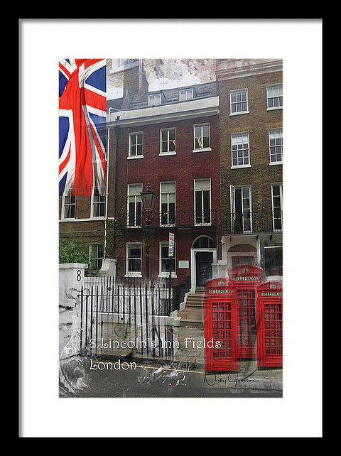 Lincoln's Inn Field - Framed Print