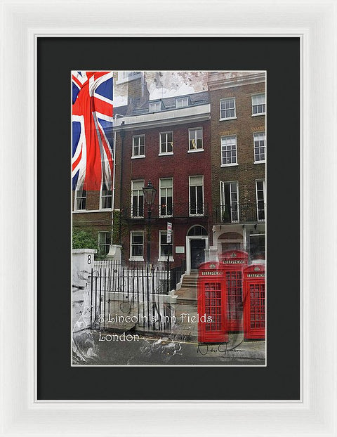 Lincoln's Inn Field - Framed Print