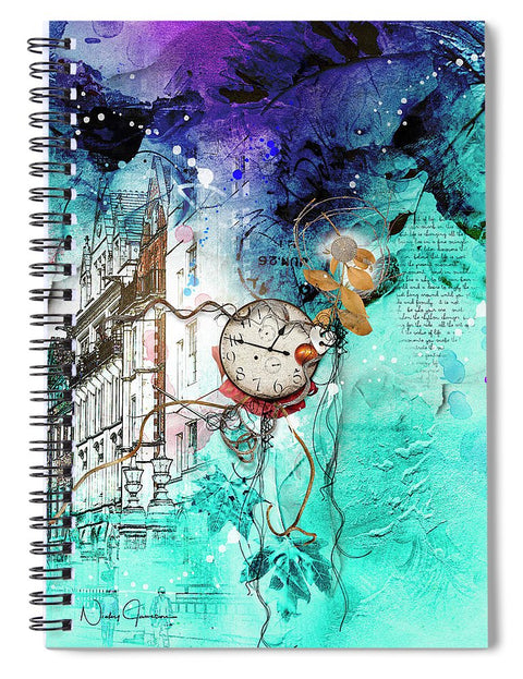 Lincoln's Inn Streetscape - Spiral Notebook