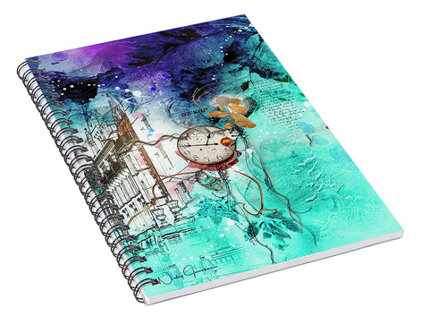 Lincoln's Inn Streetscape - Spiral Notebook