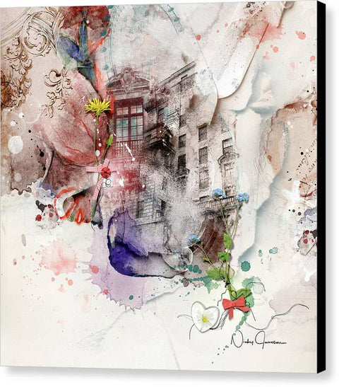 London Bouquet - Canvas Print