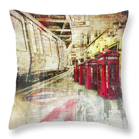 London Calling  - Throw Pillow
