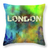 london Skyline throw pillow
