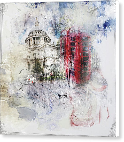 London's Ephemera - Canvas Print