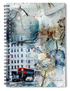 Muted - Textural City of London - Spiral Notebook
