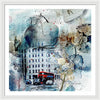 Muted - Textural City - Framed Print