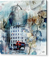 Muted - Textural City of London - Acrylic Print