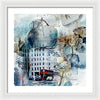 Muted - Textural City - Framed Print