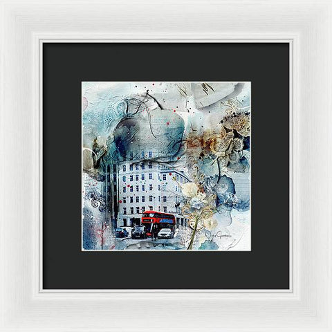 Muted - Textural City - Framed Print