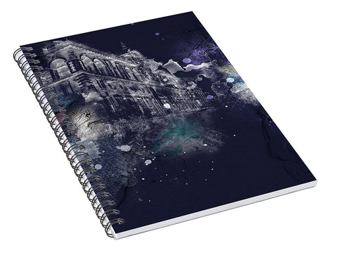 Oxford Street Lights - Spiral Notebook