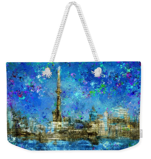 Painted City - Toronto Skyline - Weekender Tote Bag