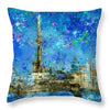 Painted City - Toronto Skyline - Throw Pillow