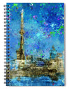 Painted City - Toronto Skyline- Spiral Notebook