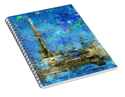 Painted City - Toronto Skyline- Spiral Notebook