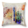 Painting Toronto- Commerce Court East - Throw Pillow