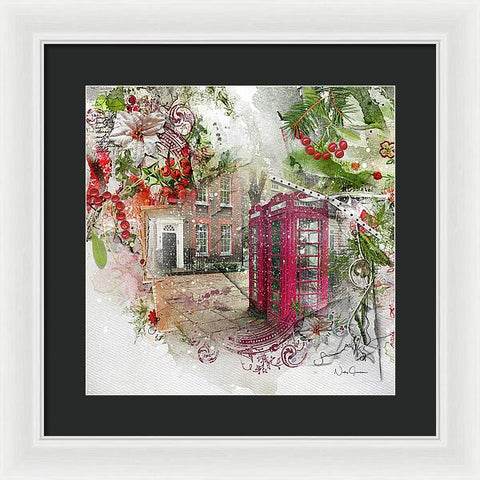 Richmond Green in the Snow - Framed Print