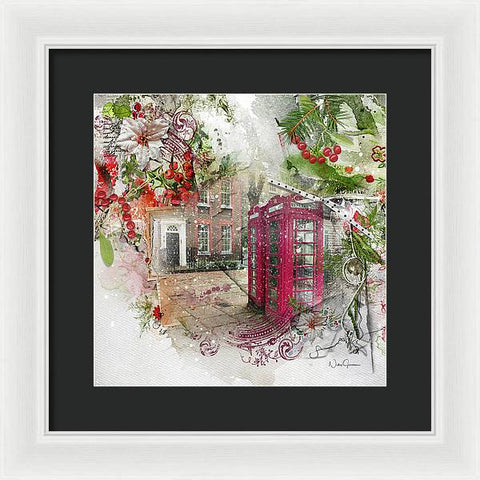 Richmond Green in the Snow - Framed Print