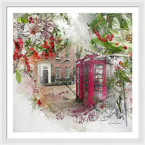 Richmond Green in the Snow - Framed Print