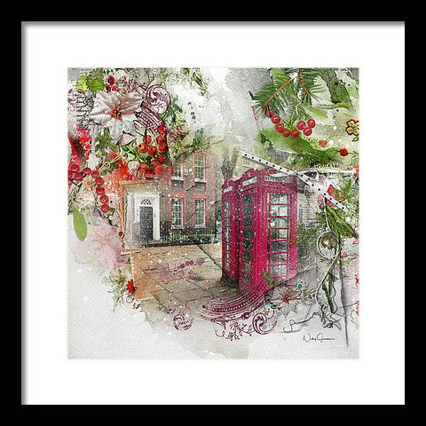 Richmond Green in the Snow - Framed Print