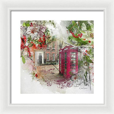 Richmond Green in the Snow - Framed Print