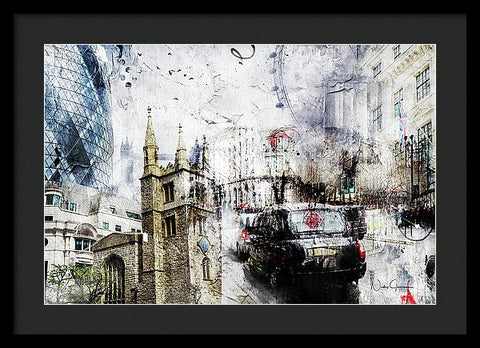 St Mary Axe - Framed Print