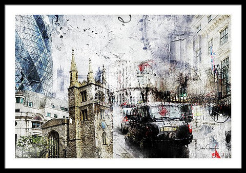 St Mary Axe - Framed Print