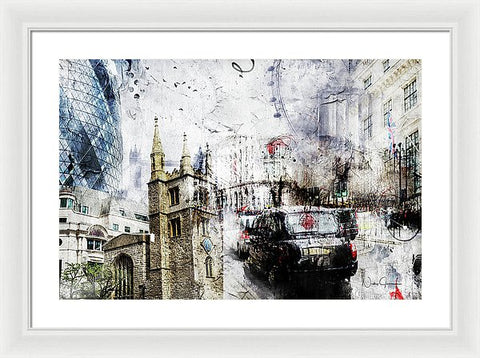 St Mary Axe - Framed Print