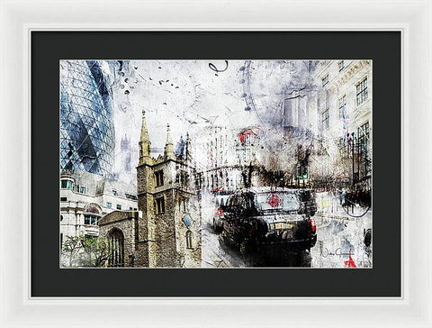 St Mary Axe - Framed Print