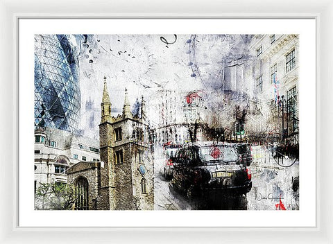 St Mary Axe - Framed Print