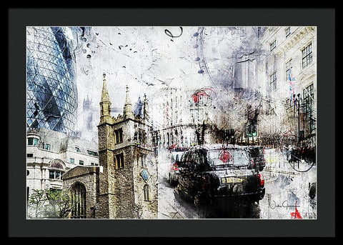 St Mary Axe - Framed Print