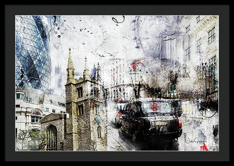 St Mary Axe - Framed Print