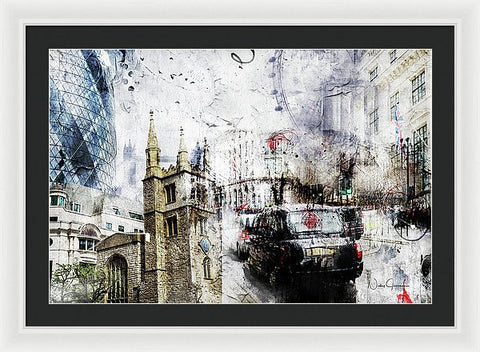 St Mary Axe - Framed Print
