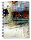 St Pancras - Dent Clock - Spiral Notebook
