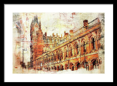 St Pancras - Framed Print