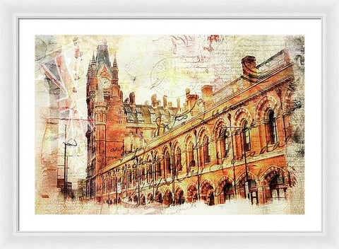St Pancras - Framed Print