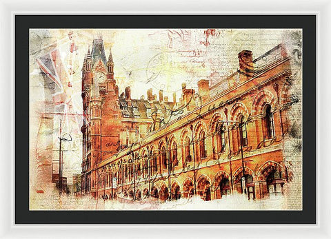 St Pancras - Framed Print
